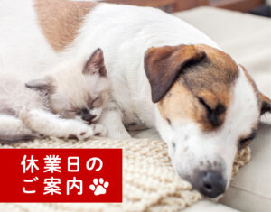 年末年始休業のお知らせ